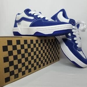 Vans Unisex Rowan 2 Board Shoes Women's Size 7.5  Blue  / White NWT